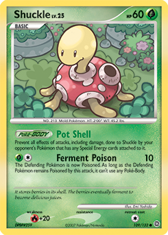 Shuckle 109/132 Pokémon card from Secret Wonders for sale at best price