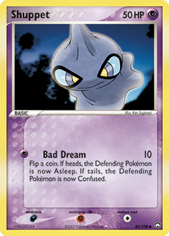 Carte Pokémon Polichombr 61/108 de la série Ex Gardiens du Pouvoir en vente au meilleur prix