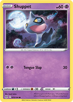 Shuppet 072/196 Pokémon card from Lost Origin for sale at best price