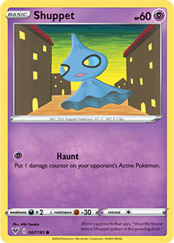 Shuppet 067/185 Pokémon card from Vivid Voltage for sale at best price