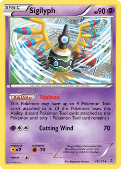 Sigilyph 41/101 Pokémon card from Plasma Blast for sale at best price