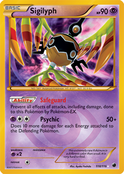 Sigilyph 118/116 Pokémon card from Plasma Freeze for sale at best price