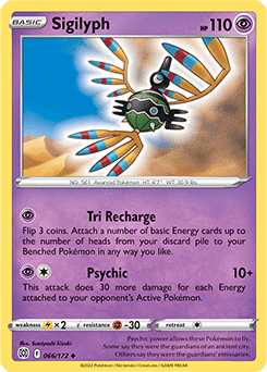 Sigilyph 066/172 Pokémon card from Brilliant Stars for sale at best price