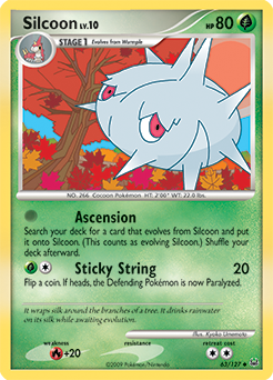 Silcoon 63/127 Pokémon card from Platinuim for sale at best price