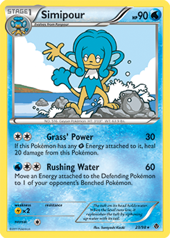 Simipour 23/98 Pokémon card from Emerging Powers for sale at best price