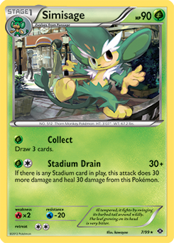 Simisage 7/99 Pokémon card from Next Destinies for sale at best price
