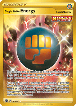 Single Strike Energy 183/163 Pokémon card from Battle Styles for sale at best price