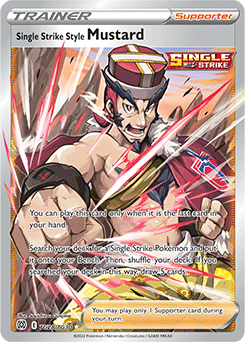 Single Strike Style Mustard TG28/TG30 Pokémon card from Brilliant Stars for sale at best price