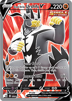 Single Strike Urshifu V 150/163 Pokémon card from Battle Styles for sale at best price