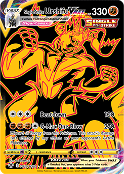 Single Strike Urshifu VMAX TG29/TG30 Pokémon card from Brilliant Stars for sale at best price