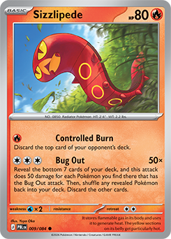 Carte Pokémon Communes Grillepattes 9/84 de la série Nuit Noire