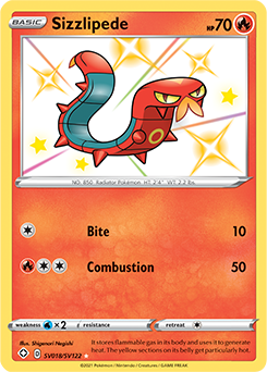 Sizzlipede SV018/SV122 Pokémon card from Shining Fates for sale at best price