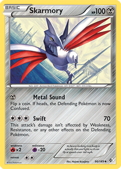 Skarmory 96/149 Pokémon card from Boundaries Crossed for sale at best price