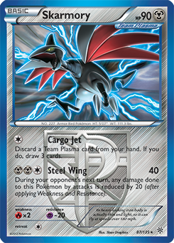 Skarmory 87/135 Pokémon card from Plasma Storm for sale at best price