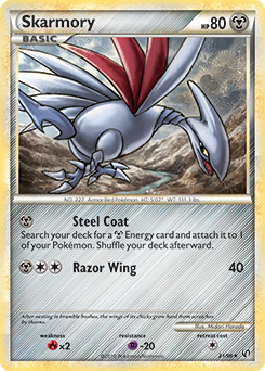 Skarmory 21/90 Pokémon card from Undaunted for sale at best price
