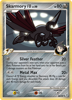 Uncommon Pokémon card Skarmory 83/147 from Supreme Victors expansion