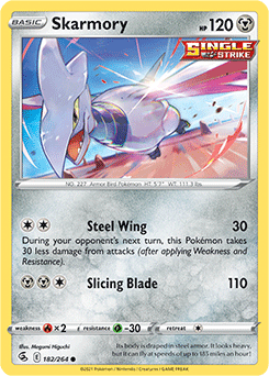 Skarmory 182/264 Pokémon card from Fusion Strike for sale at best price