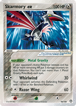 Skarmory EX 98/108 Pokémon card from Ex Power Keepers for sale at best price