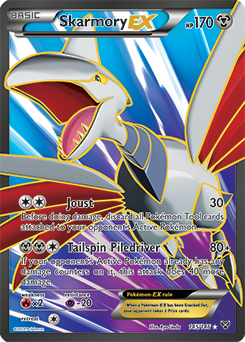 Full Art Pokémon Pokémon card Skarmory EX 145/146 from X&Y expansion