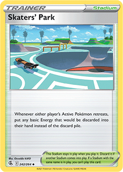 Skaters' Park 242/264 Pokémon card from Fusion Strike for sale at best price