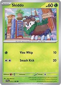 Skiddo 011/198 Pokémon card from Scarlet & Violet for sale at best price