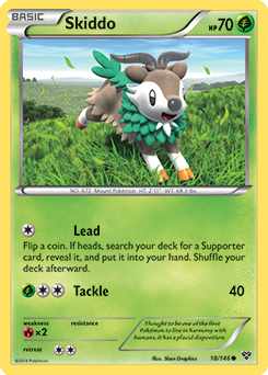 Skiddo 18/146 Pokémon card from X&Y for sale at best price