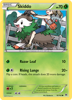 Skiddo 16/162 Pokémon card from Breakthrough for sale at best price