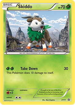 Skiddo XY11 Pokémon card from XY Promos for sale at best price