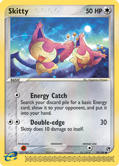 Carte Pokémon Skitty 79/100 de la série Ex Tempête de Sable en vente au meilleur prix