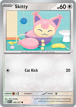 Skitty 165/217 Pokémon card from Ascended Heroes for sale at best price