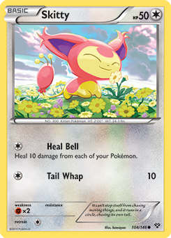 Skitty 104/146 Pokémon card from X&Y for sale at best price