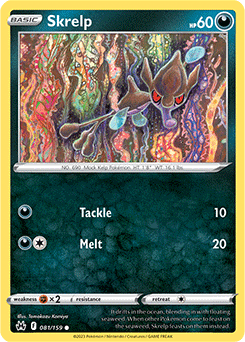 Skrelp 081/159 Pokémon card from Crown Zenith for sale at best price