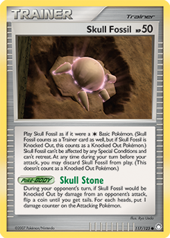 Skull Fossil 117/123 Pokémon card from Mysterious Treasures for sale at best price
