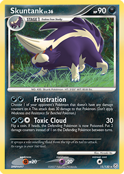 Skuntank 15/130 Pokémon card from Diamond & Pearl for sale at best price