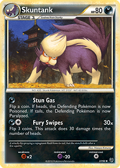 Skuntank 37/90 Pokémon card from Undaunted for sale at best price