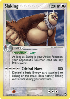 Slaking 13/108 Pokémon card from Ex Power Keepers for sale at best price