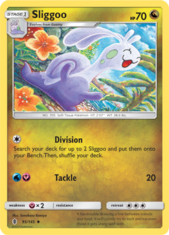 Sliggoo 95/145 Pokémon card from Guardians Rising for sale at best price