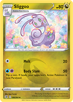 Sliggoo 196/264 Pokémon card from Fusion Strike for sale at best price
