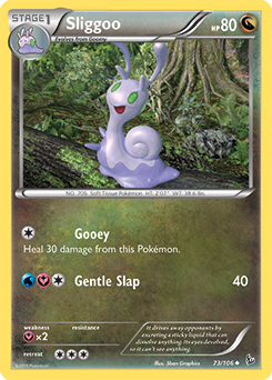 Sliggoo 73/106 Pokémon card from Flashfire for sale at best price