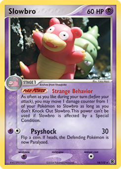 Slowbro 14/112 Pokémon card from Ex Fire Red Leaf Green for sale at best price