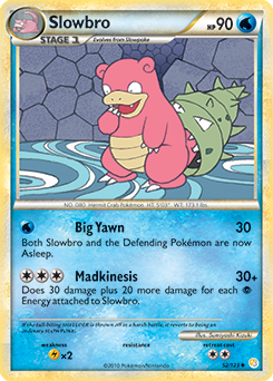 Slowbro 52/123 Pokémon card from HeartGold SoulSilver for sale at best price