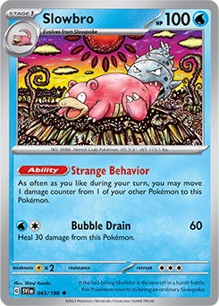 Slowbro 043/198 Pokémon card from Scarlet & Violet for sale at best price