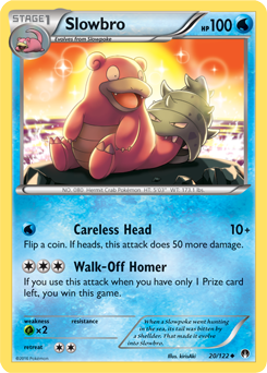 Slowbro 20/122 Pokémon card from Breakpoint for sale at best price
