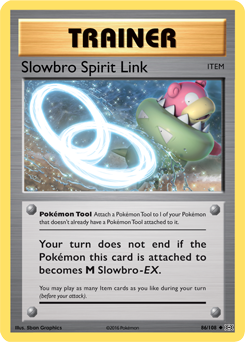 Slowbro Spirit Link 86/108 Pokémon card from Evolutions for sale at best price