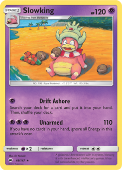 Slowking 48/147 Pokémon card from Burning Shadows for sale at best price