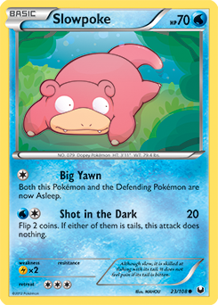 Slowpoke 23/108 Pokémon card from Dark Explorers for sale at best price
