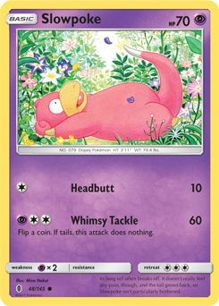 Slowpoke 48/145 Pokémon card from Guardians Rising for sale at best price