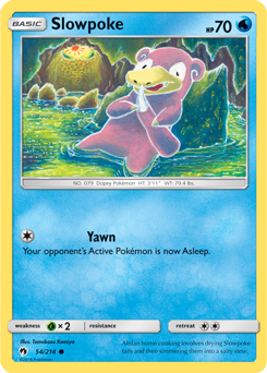 Slowpoke 54/214 Pokémon card from Lost Thunder for sale at best price