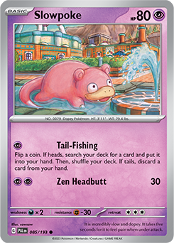 Slowpoke 085/193 Pokémon card from Paldea Evolved for sale at best price