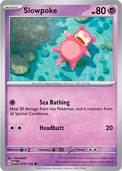 Slowpoke 79/165 Pokémon card from 151 for sale at best price